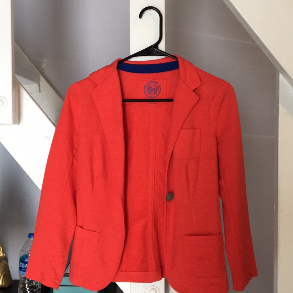 Red blazer